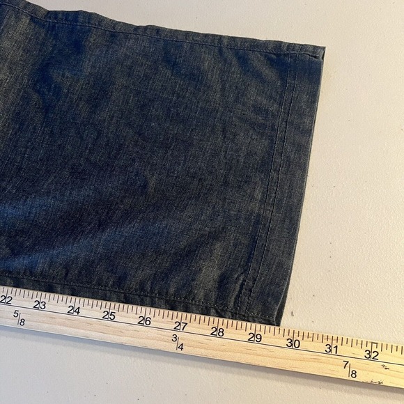 Prana Furrow‎ Pants Mens 40x29.5 Gray Blue Hemp Blend Lightweight Straight Leg - Picture 7 of 8